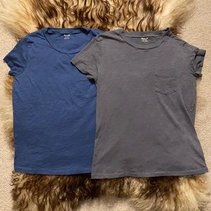 Madewell Lot Whisper Cotton Pocket Tee Shirts XXS